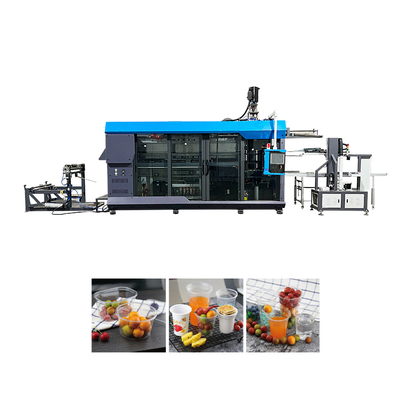 Fuld servo Motor Drive Cup/Lid/Bowl Termoforming Machine