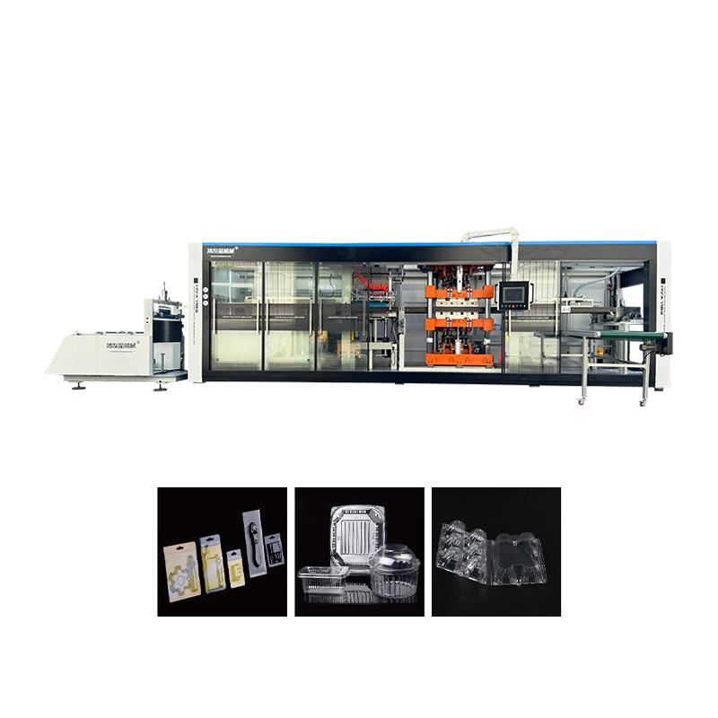 Fuld automatisk formning/skæring/stabling af plastvakuumformningsmaskine
